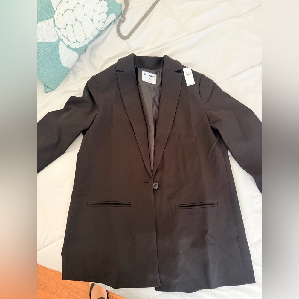 Old Navy Black Women's Blazer Coat